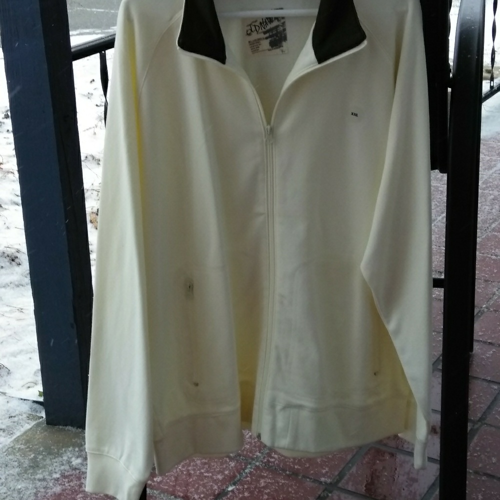 Old Navy XXL Full Zip Jacket NWT White